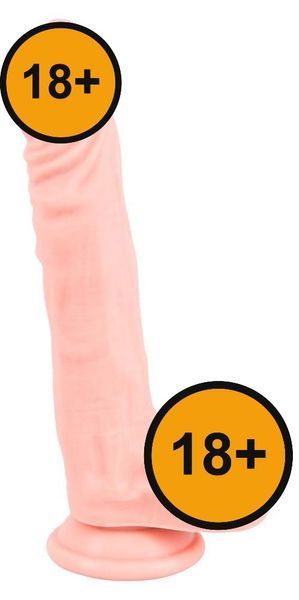 Фаллоимитатор на присоске Orion Medical Silicone, 21 см (телесный) 13036 фото