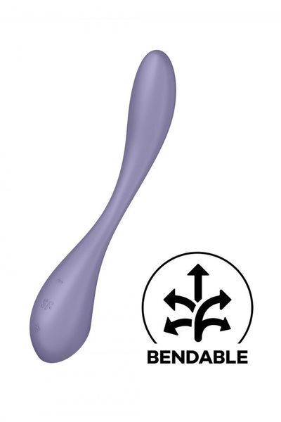 Вібратор для точки G Satisfyer G-Spot Flex 5+, 23 см (бузковий) 30068 фото