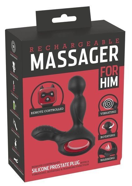 Стимулятор простати You2Toys Prostate Plug, 14.5 см (чорний) 82124 фото