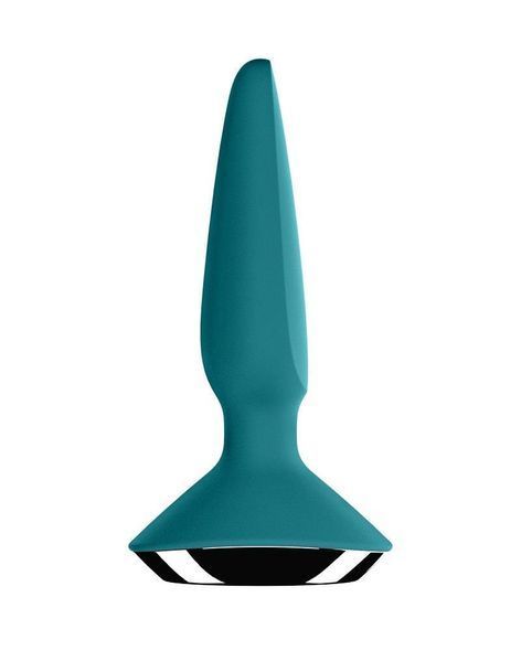 Анальна пробка з вібрацією Satisfyer Plug-ilicious 1, 14 см (зелений) 22986 фото