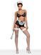 Сексуальный костюм горничной Obsessive Maidme, L/XL (черный) 12190 фото 2