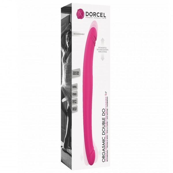 Вібратор Dorcel Orgasmic Double Do, 42 см (рожевий) 25758 фото