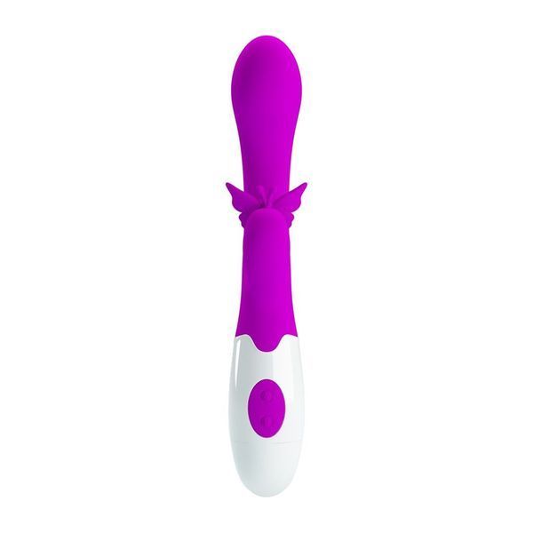 Вибратор-кролик Pretty Love Butterfly Kiss, 19,9 см (розовый) 44188 фото