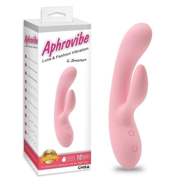 Вибратор-кролик Aphrovibe G-Dreamer, 20,5 см (светло-розовый) 26686 фото