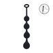 Анальные шарики Levelz by Shots Waterdrop Silicone Anal Balls M, 30 см (черный) 205348 фото 3