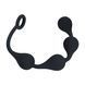 Анальные шарики Levelz by Shots Waterdrop Silicone Anal Balls M, 30 см (черный) 205348 фото 2