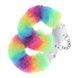 Наручники Ouch! Heavy-duty Fluffy Handcuffs (радужный) 218044 фото 1