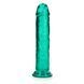 Фаллоимитатор RealRock Crystal Clear 9'', 25 см (зеленый) 80530 фото