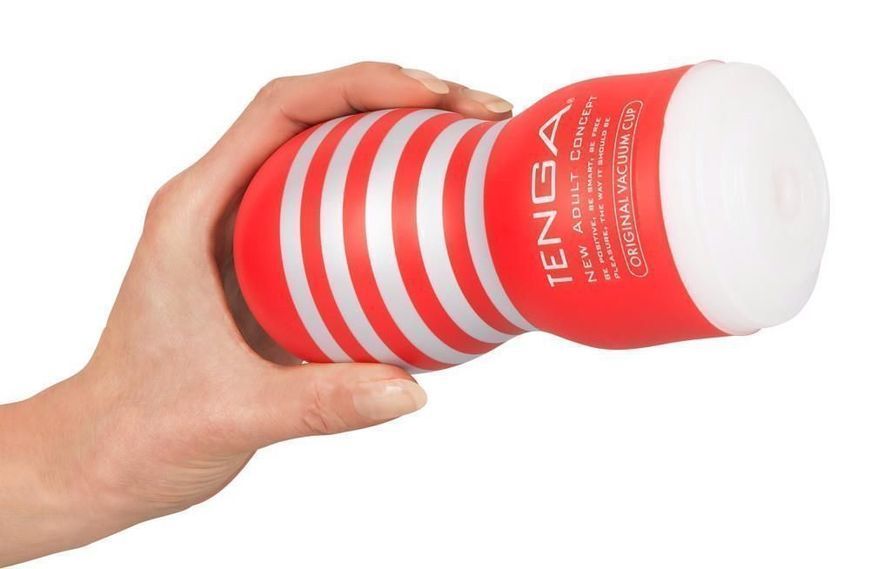 Мастурбатор Tenga Deep Original Vacuum Cup (прозорий) 18926 фото