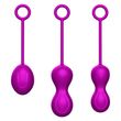 Набір вагінальних кульок Foxshow Kegel Balls Set, 3 шт (фіолетовий) 11232 фото