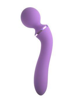 Многофункциональный вибратор Pipedream Duo Wand Massage-Her, 19,6 см (лиловый) 14254 фото