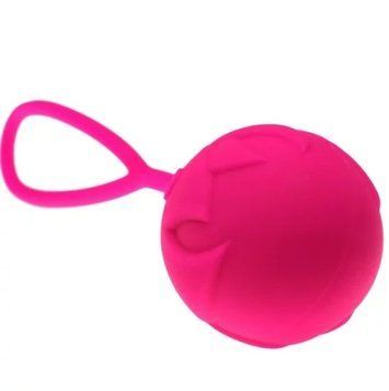 Вагинальные шарики Adrien Lastic Mia Single Soft-Tone Ball, 12 см (розовый) 7642 фото