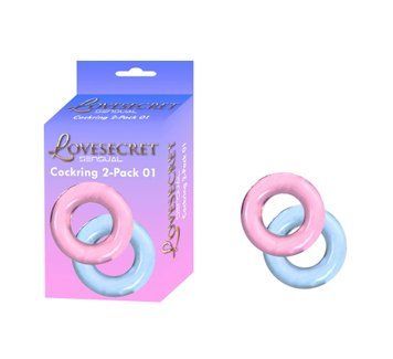 Набор эрекционных колец Lovesecret Pack 01, 2 шт (мульти) 214508 фото