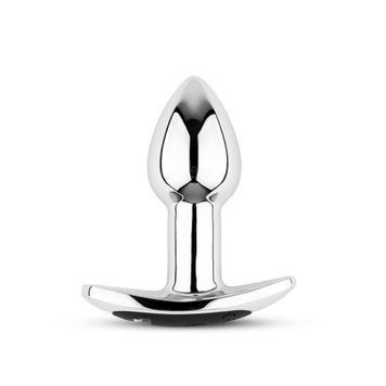 Анальна пробка B - Series HeavyFun Metal Butt Plug S, 7.5 см (сріблястий) 230598 фото