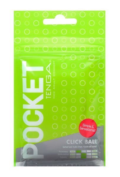 Мастурбатор Tenga Pocket Click Ball (білий) 31074 фото