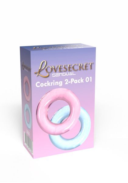 Набор эрекционных колец Lovesecret Pack 01, 2 шт (мульти) 214508 фото