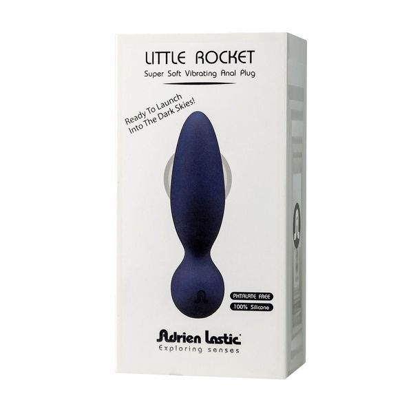 Анальна пробка Adrien Lastic Little Rocket, 13 см (синій) 24680 фото
