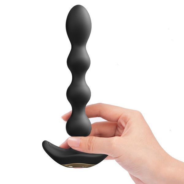 Анальная пробка Dorcel Flexi Balls, 18,2 см (чёрный) 36678 фото