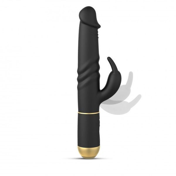 Вібратор-кролик Dorcel Furious 2.0, 27 см (чорний) 25760 фото