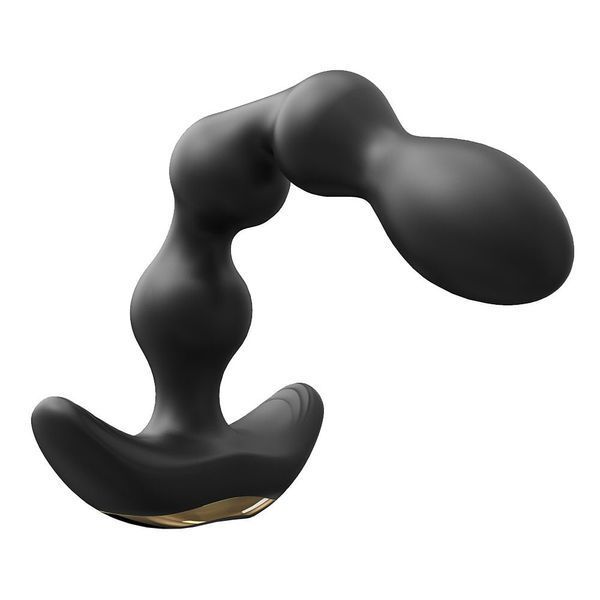 Анальная пробка Dorcel Flexi Balls, 18,2 см (чёрный) 36678 фото