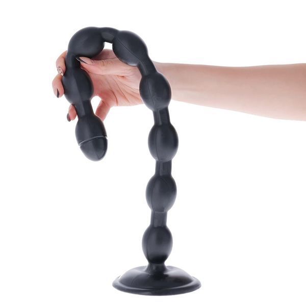 Анальна пробка для фістингу Toyz4lovers Taranaki, 52 см (чорний) 203098 фото