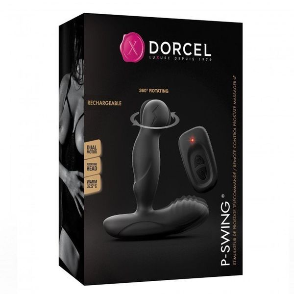 Массажеры простаты Dorcel P-Swing, 12,5 см (черный) 12814 фото