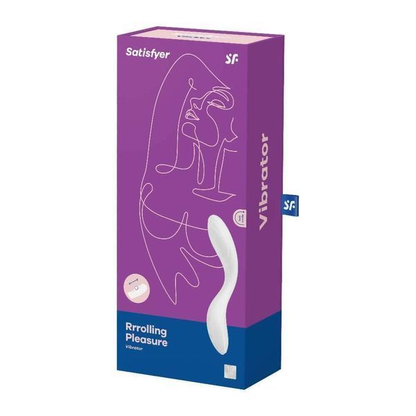 Вібратор Satisfyer Rrrolling Pleasure, 22 см (білий) 40674 фото