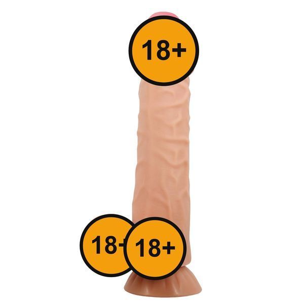 Фалоімітатор Pretty Love Sliding Skin Bendable 9,4'', 24 см (тілесний) 54158 фото