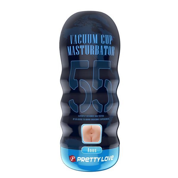 Мастурбатор Pretty Love Vacuum Cup Anus, 18 см (тілесний) 11653 фото