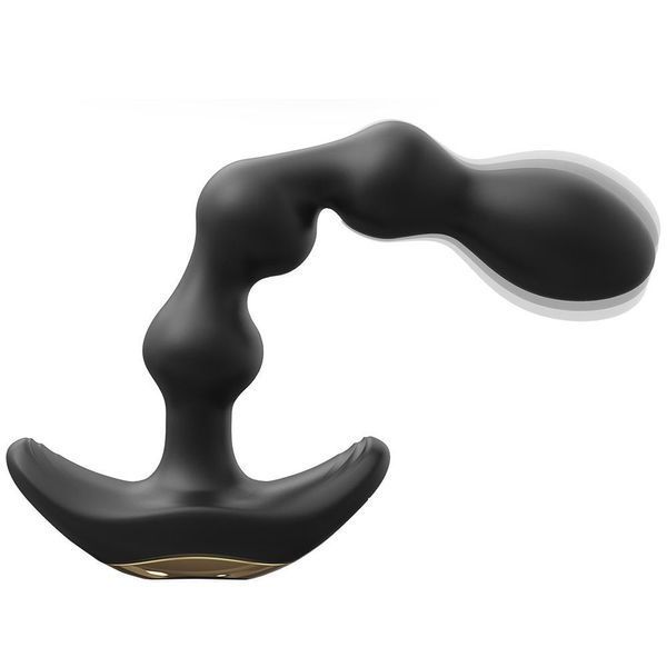 Анальная пробка Dorcel Flexi Balls, 18,2 см (чёрный) 36678 фото