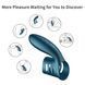Насадка на пеніс Foxshow Wibrator Silicone Ring, 11 см (синій) 47827_EU фото 7