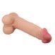Фалоімітатор Pretty Love Sliding Skin Bendable 9,4'', 24 см (тілесний) 54158 фото 6