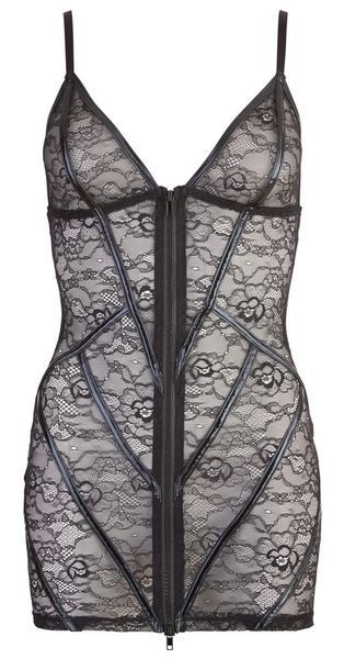 Міні-сукня Cottelli Lingerie Lace, M (чорний) 83502 фото