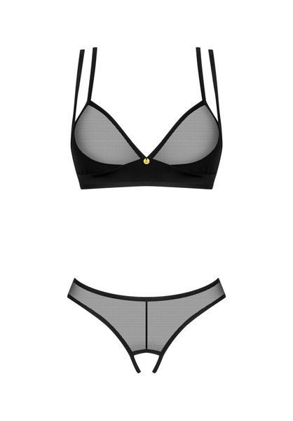 Комплект білизни Obsessive Nesari, XS/S (чорний) 52700 фото