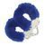 Наручники Ouch! Heavy-duty Fluffy Handcuffs (синий) 218048 фото