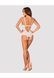 Еротичне боді з відкритою промежиною Obsessive Heavenlly XS/S (білий) 32212 фото 4