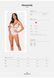 Еротичне боді з відкритою промежиною Obsessive Heavenlly XS/S (білий) 32212 фото 7