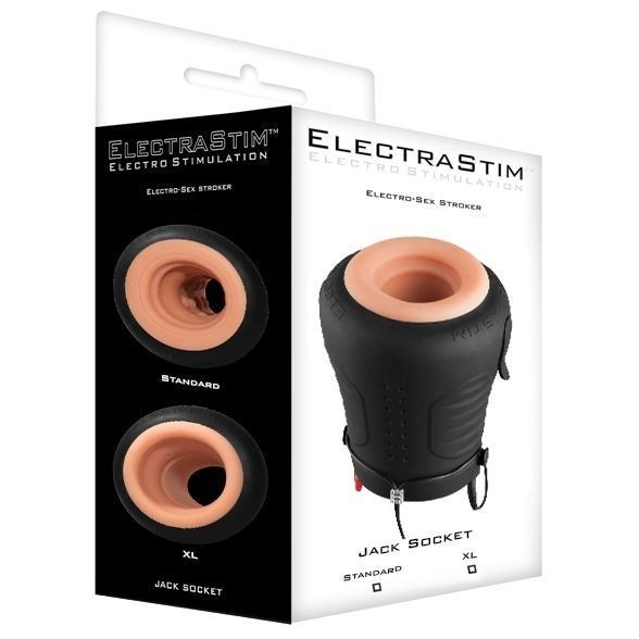 Мастурбатор с электростимуляцией ElectraStim Jack Socket XL (черный) 34156_EU фото