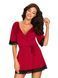 Пеньюар Obsessive Sensuelia, S/M (красный) 10489_EU фото 1