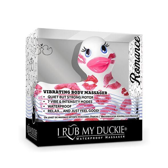 Вибратор I Rub My Duckie 2.0, 7,6 см (белый с розовым) 12586 фото