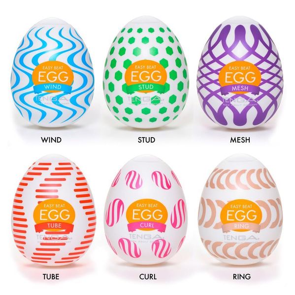 Набір мастурбаторів Tenga Egg Wonder Pack, 6 шт (мульти) 15760 фото