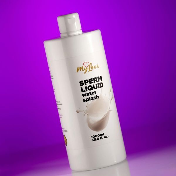 Лубрикант на водной основе MyLove Sperm Liquid Water Splash, 1000 мл 120374_EU фото