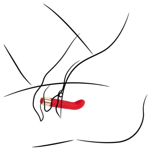Вибратор B - Series Lyla G Spot, 14.5 см (красный) 47510_EU фото