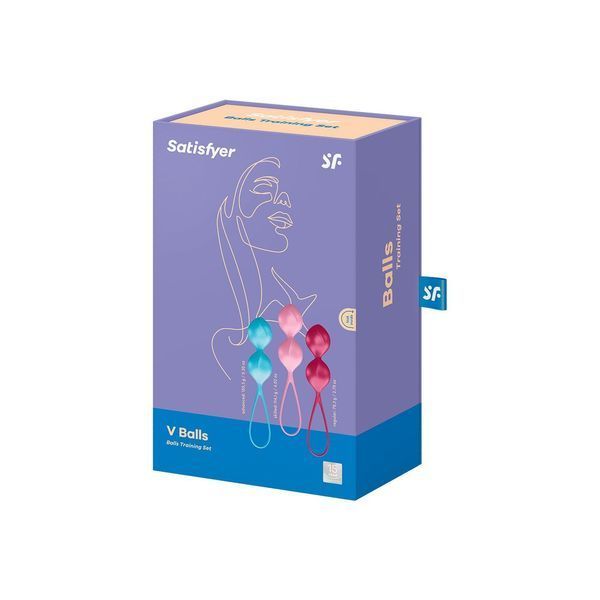 Вагінальні кульки Satisfyer V Balls C03, 3 шт (мульти) 60578 фото