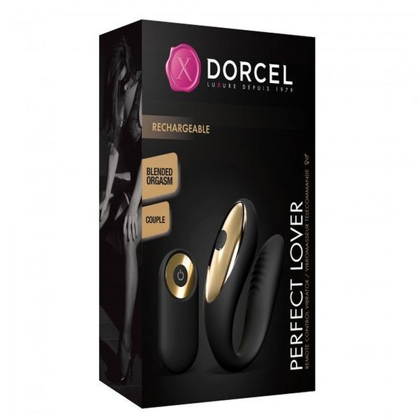 Вибратор для пар Dorcel Perfect Lover, 8 см (чернный) 25652 фото