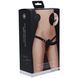 Страпон Ouch! Dual Vibrating Rechargeable, 15.5 см (черный) 52088 фото 1