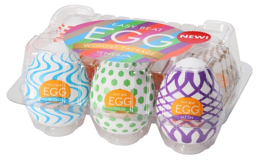 Набір мастурбаторів Tenga Egg Wonder Pack, 6 шт (мульти) 15760 фото