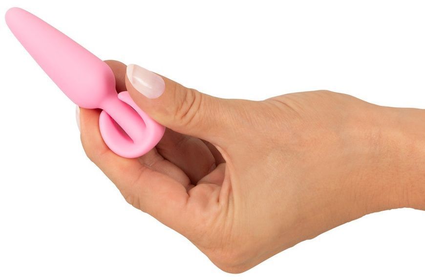 Анальна пробка Cuties Mini Butt Plug 8,4 см (рожевий) 81946 фото