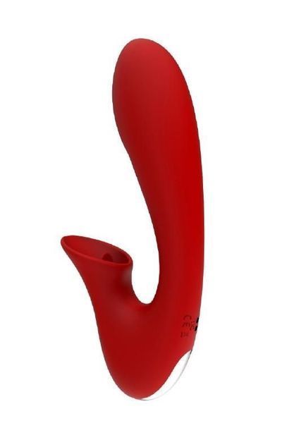 Вібромасажер Dream Toys Revolution Iris, 20 см (червоний) 16776 фото
