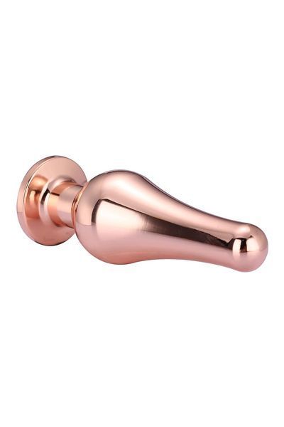 Анальная пробка Gleaming Love Gold Pleasure Plug M, 11 см (розовый) 78724 фото